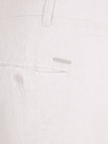 Jack & Jones Plus Обычный Плиссированные брюки 'BILL CAIRO' в Белый