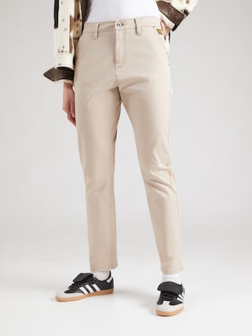 G-STAR Slimfit Chino nadrág - bézs: elől