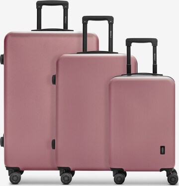 Set di valigie di Redolz in lilla: frontale