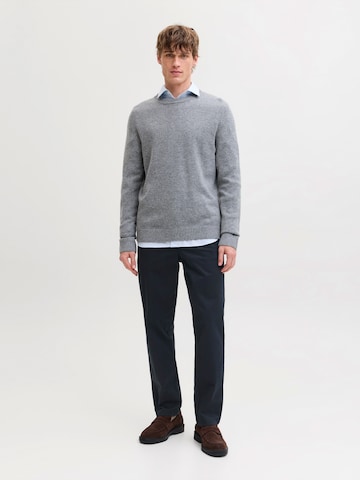 JACK & JONES regular Lærredsbukser 'JPSTOLLIE' i blå