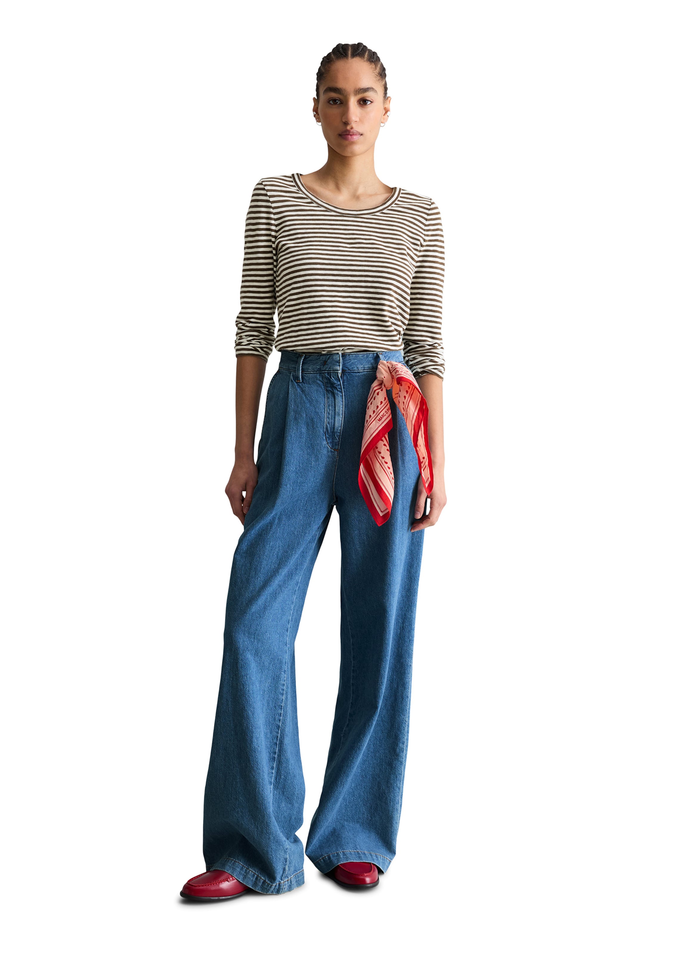 T-shirt Marc O'Polo DENIM en marron