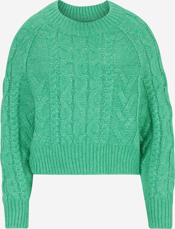 Vero Moda Petite Pullover 'BIRGITTE' i grøn: forside