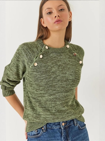 Pull-over 'Pullover' Bianco Lucci en vert : devant