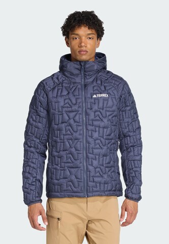 ADIDAS TERREX Outdoorjacke 'Xperior' in Blau: Vorderseite