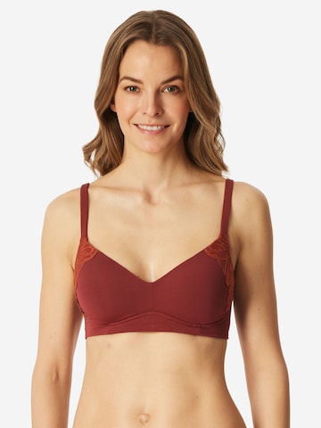 Invisible Soutien-gorge ' Unique Premium ' SCHIESSER en marron : devant