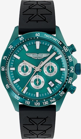 Aston Martin Analoguhr ' SPT ' in Grün: Vorderseite