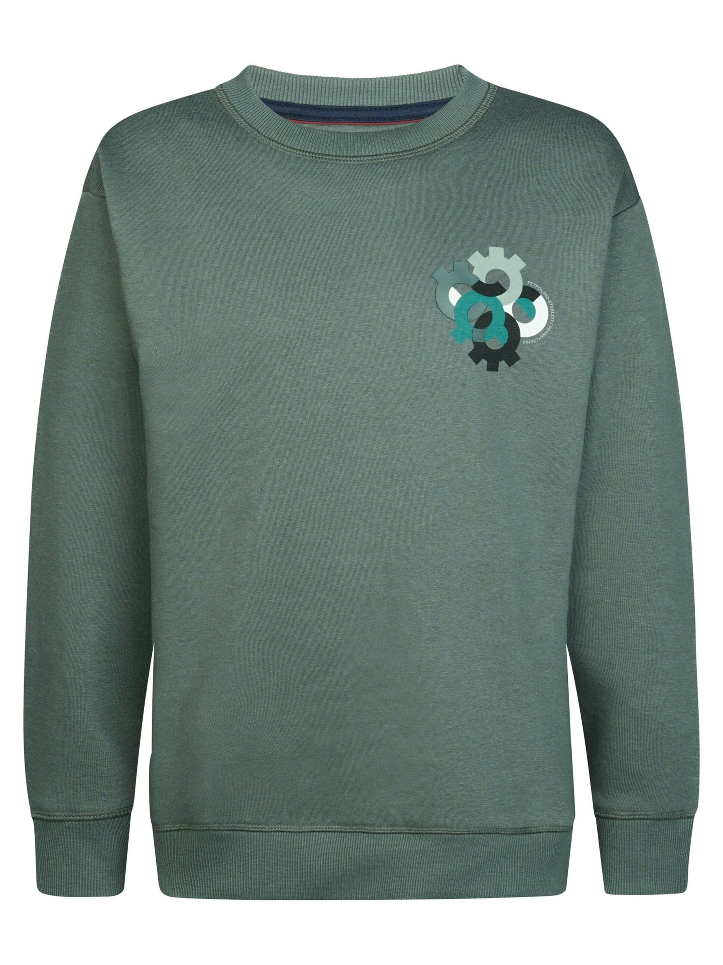 Sweat PETROL en vert : devant