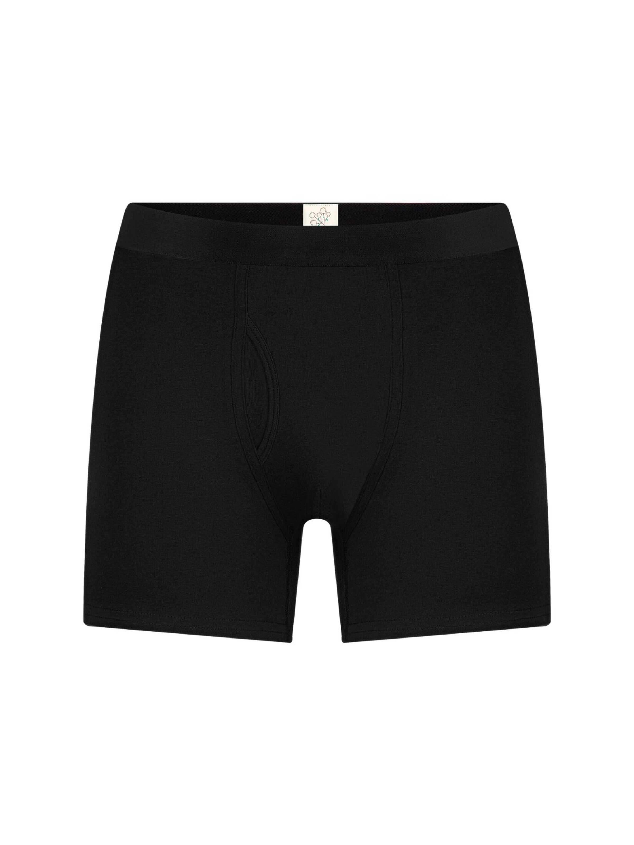 Albero Natur Boxer shorts 'Herren Boxershorts aus Bio-Baumwolle' in Black: front