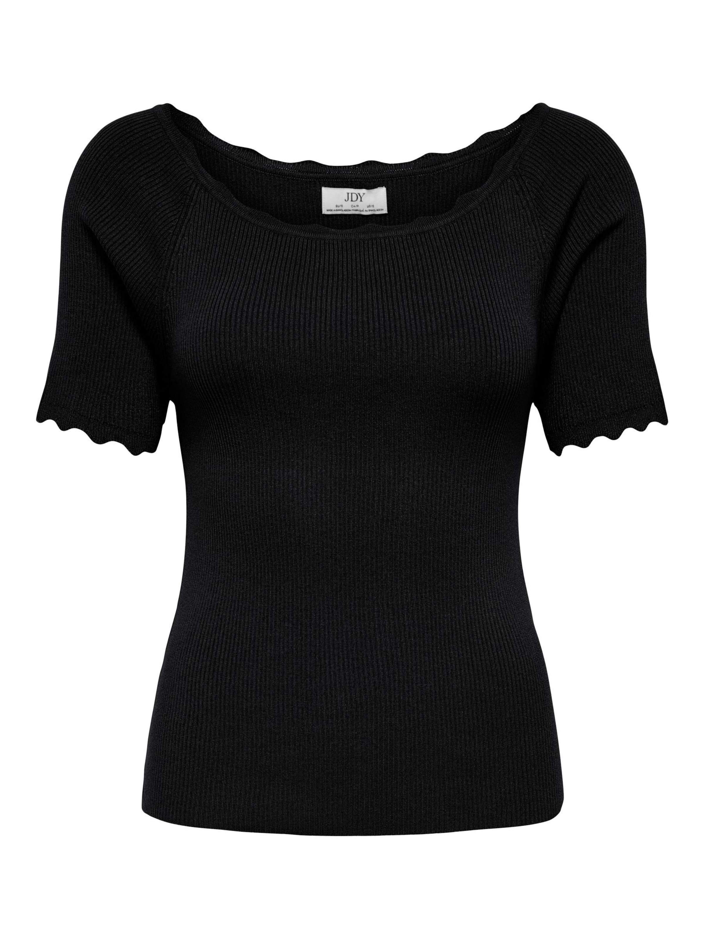 JDY Pullover 'JDYLou' in Schwarz: Vorderseite