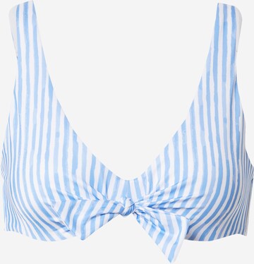 Hunkemöller T-Shirt Bikinitop 'Julia' in Blau: predná strana