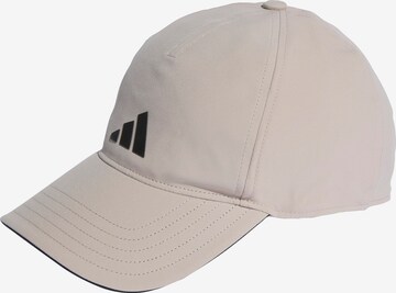 ADIDAS PERFORMANCE Athletic Cap in Brown: front