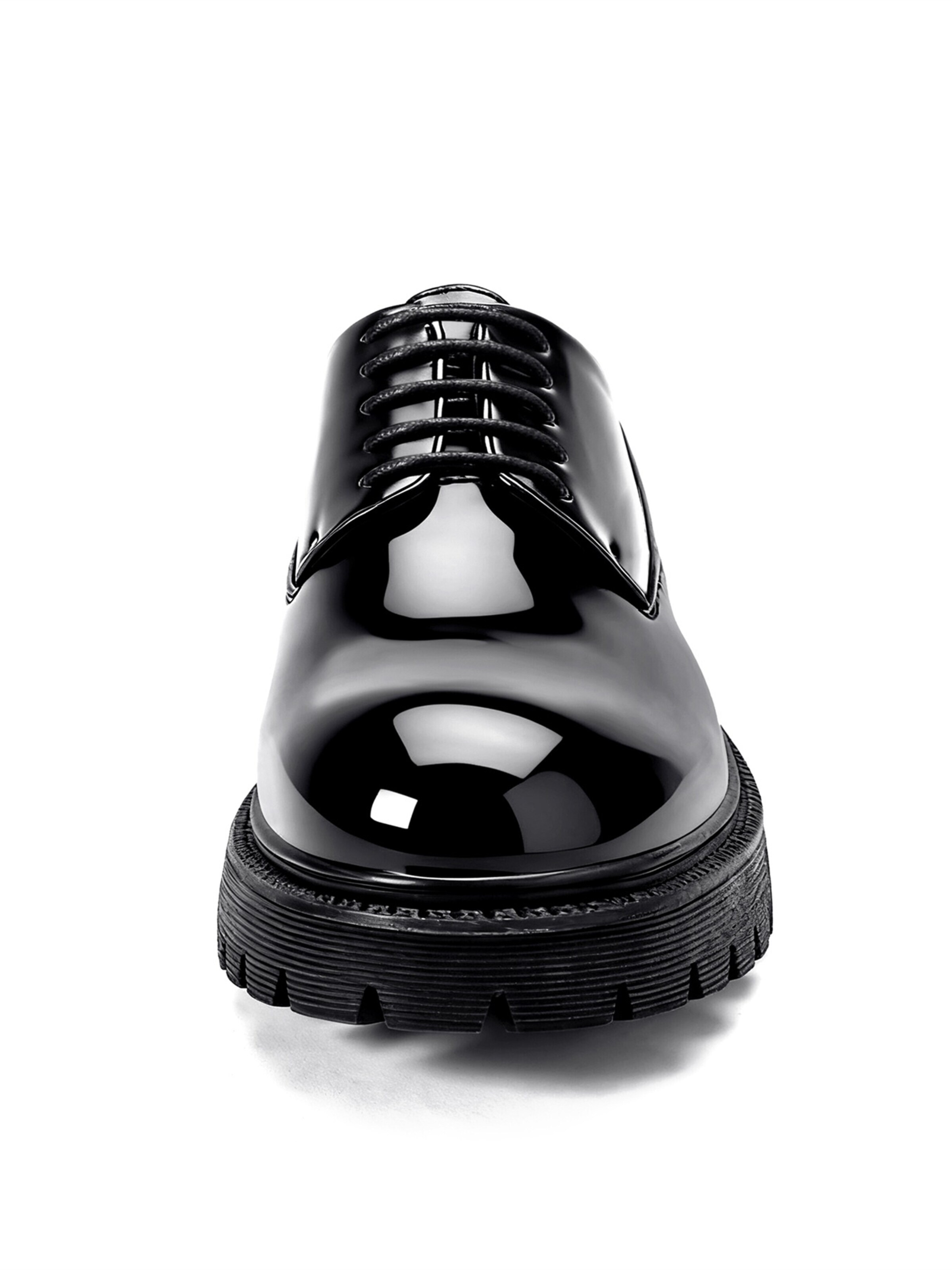 ALLTHEMEN Lace-Up Shoes 'Schicht' in Black