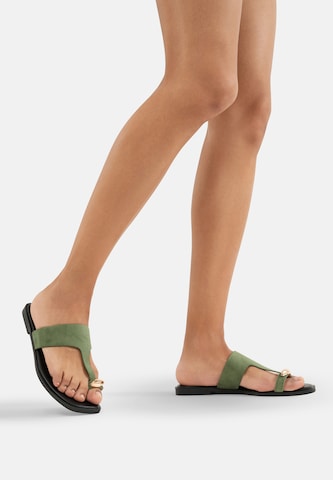 Salinyang Teenslipper in Groen