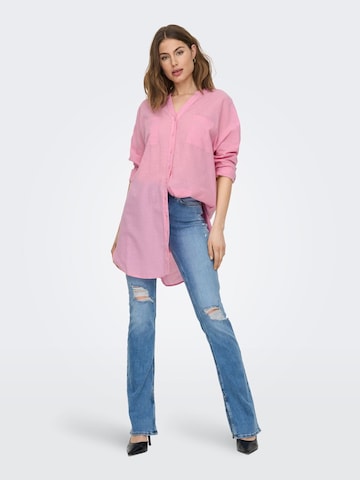 Camicia da donna di ONLY in rosa