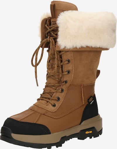 UGG Čizme sa vezicama 'Adirondack' u zeleno smeđa / crna, Pregled proizvoda