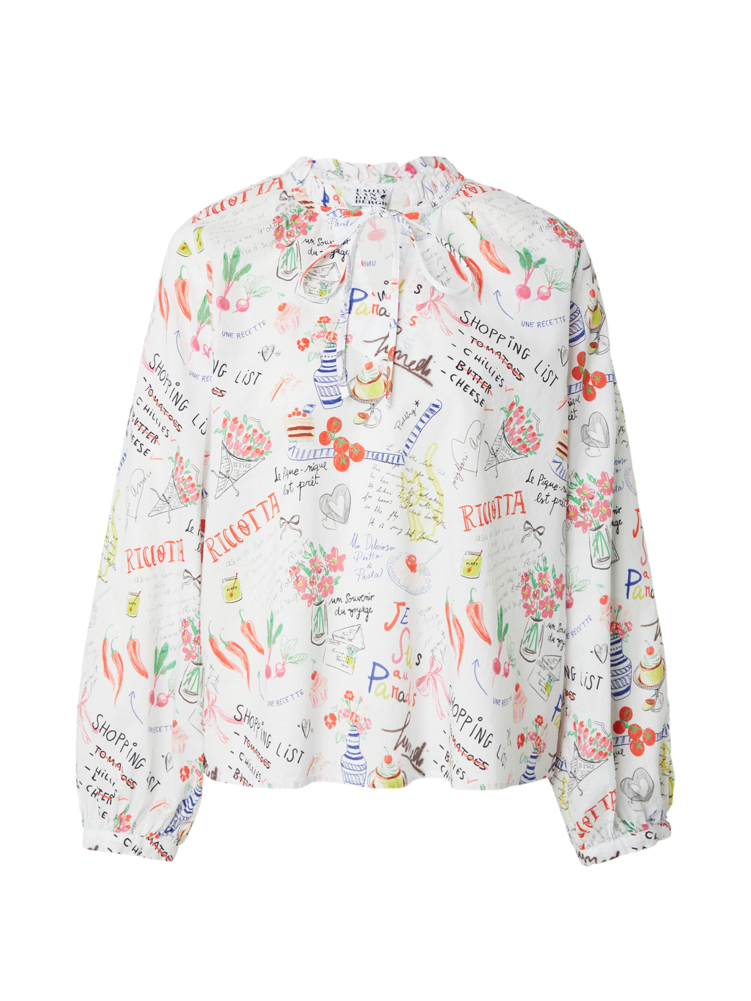 Emily Van Den Bergh Pusero värissä valkoinen: etupuoli