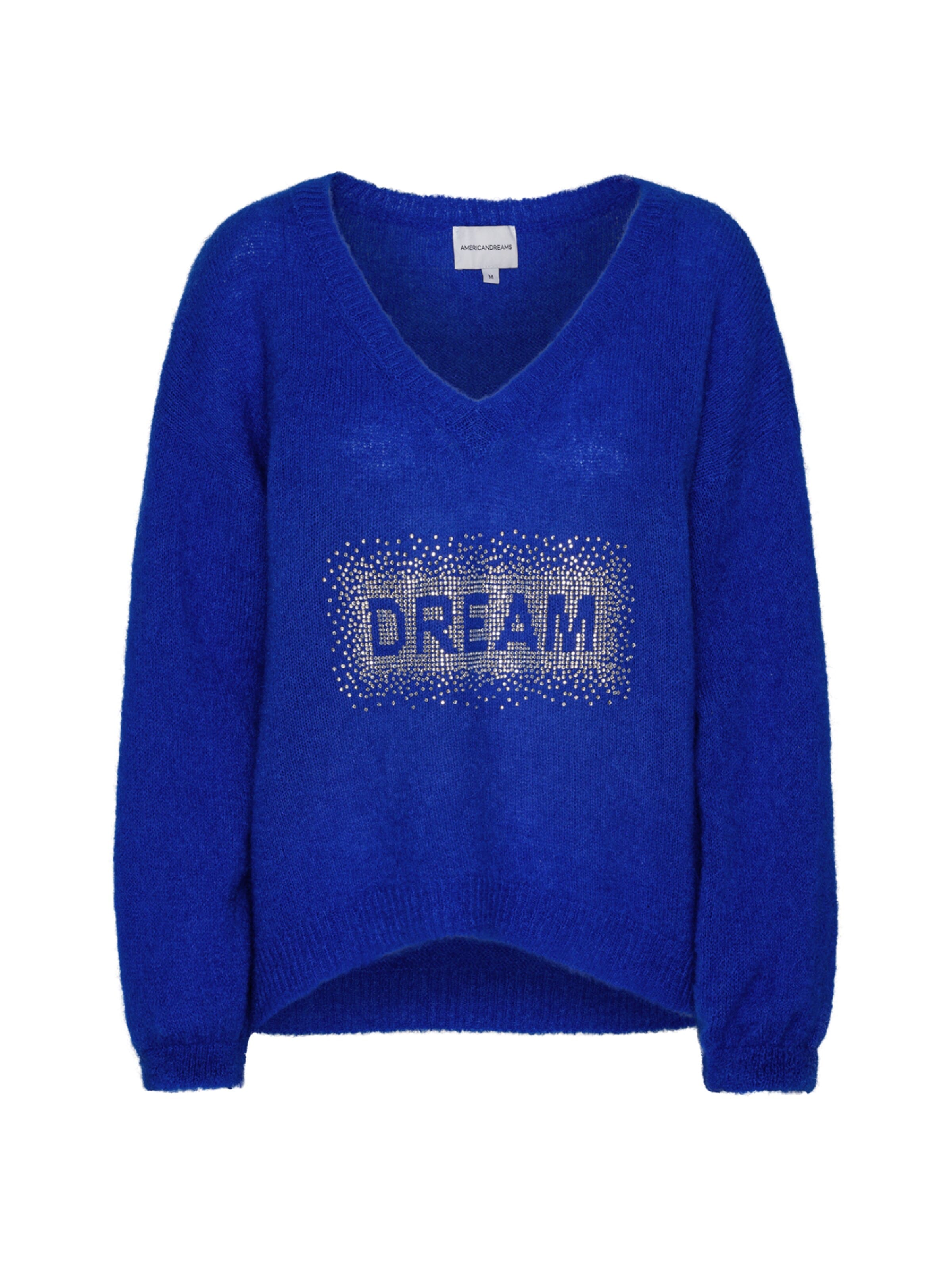 americandreams Oversized sweater 'Silja' in Blue: front