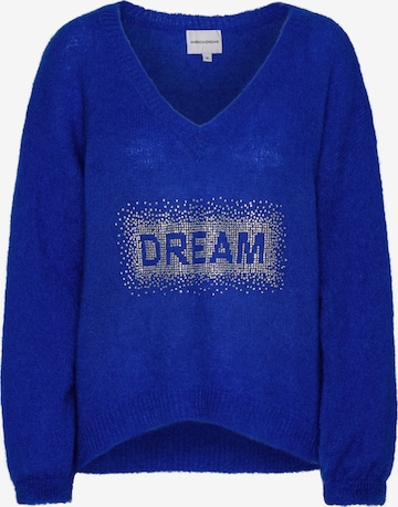 Pull-over oversize 'Silja' americandreams en bleu : devant