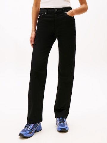 Tommy Jeans - Slimfit Vaquero 'KIRA' en negro: frente