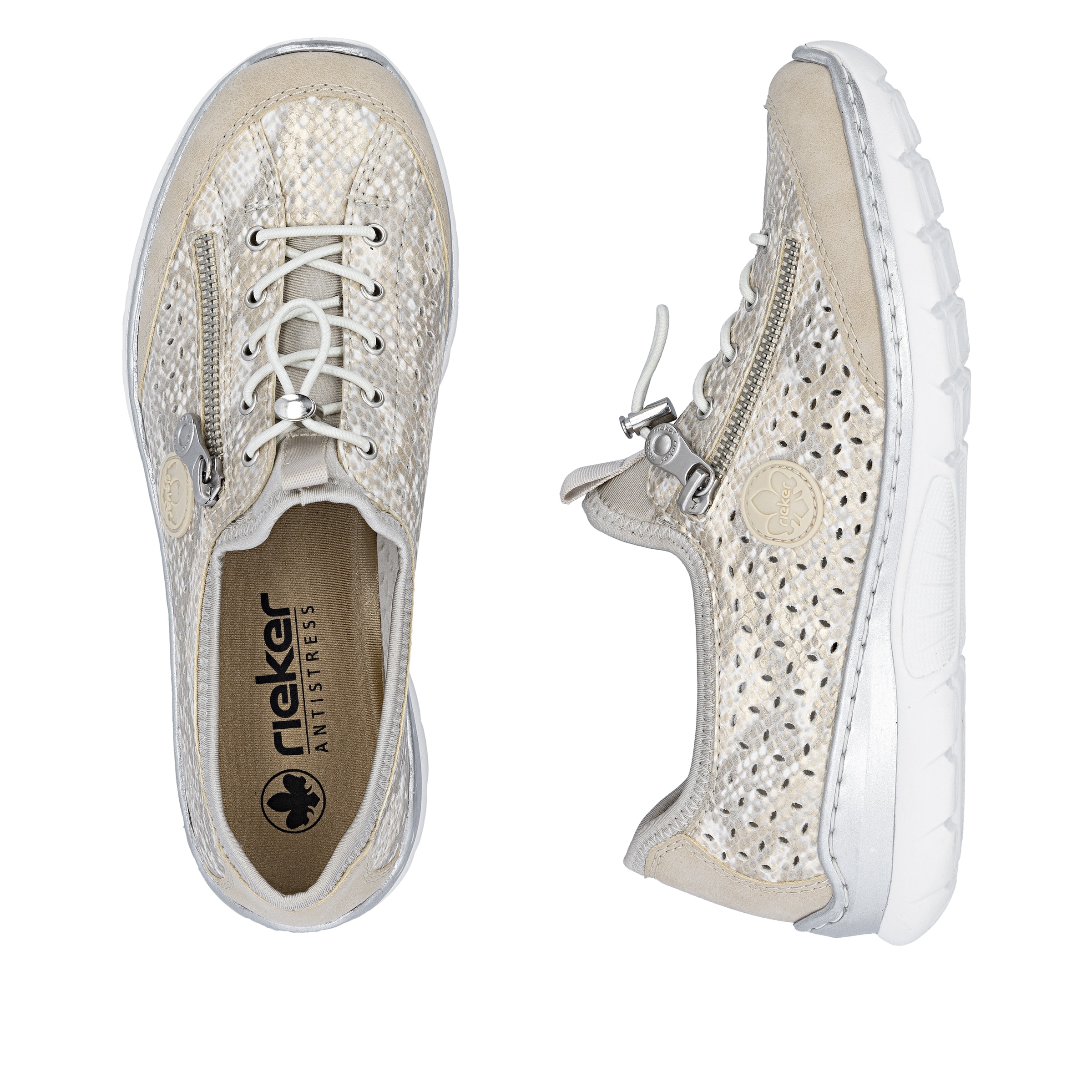 Rieker Slip-Ons in Beige