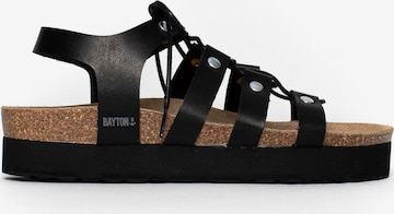 Bayton Strap sandal 'Jaen' in Black