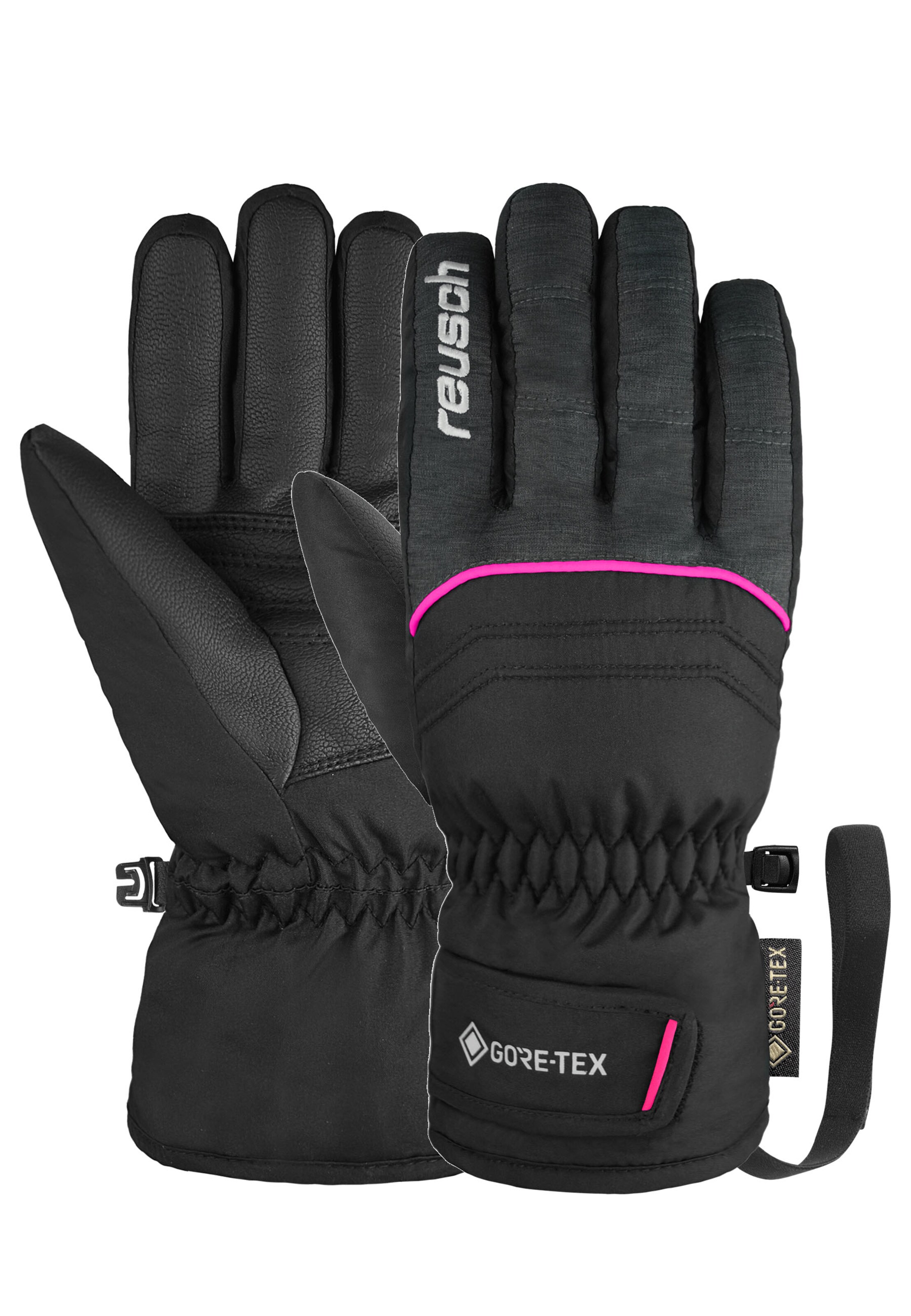 REUSCH Sporthandschoenen 'Teddy GORE-TEX' in Zwart: voorkant
