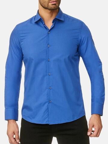 Reslad Button Up Shirt 'RS7002' in Blue: front