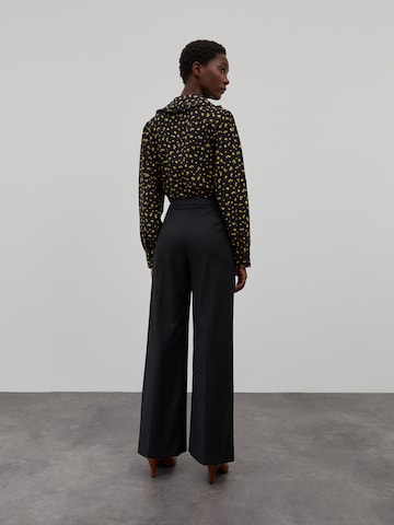 EDITED Wide leg Trousers 'Milana' in Black