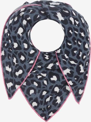 Foulard Zwillingsherz en bleu : devant