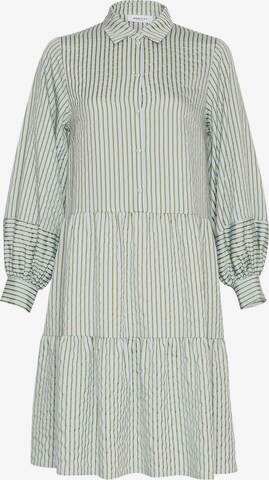 Abito camicia 'Selenia' di MSCH COPENHAGEN in verde: frontale