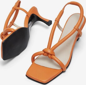 SELECTED FEMME Sandale in Orange