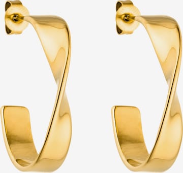 PURELEI Ohrringe 'Flow' in Gold: Vorderseite