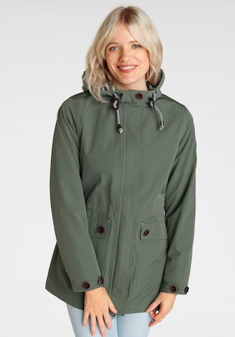 POLARINO Outdoor Jacket in Green: front