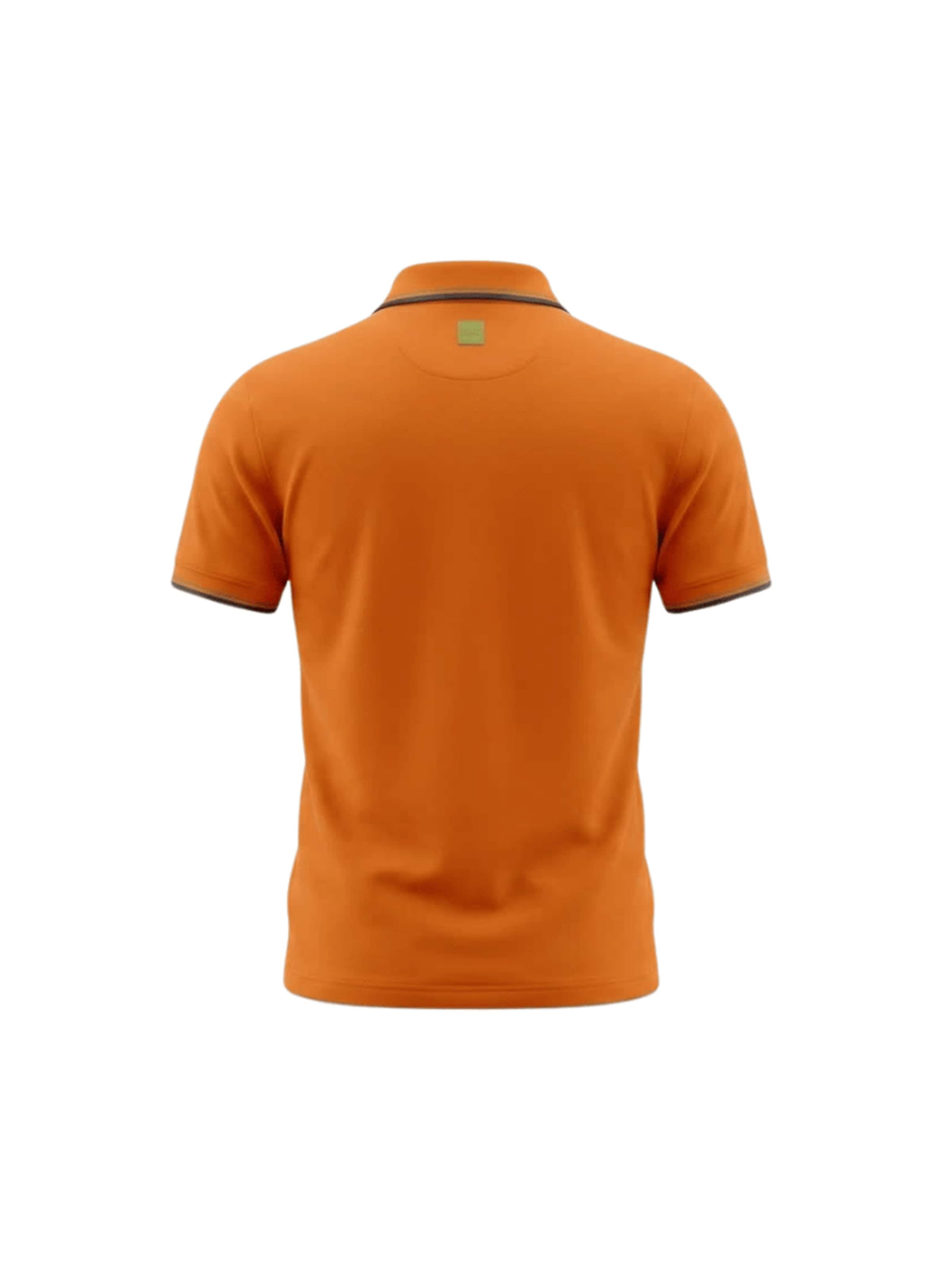 Enrico Coveri Trykot 'Polo T shirt' w kolorze pomarańczowy