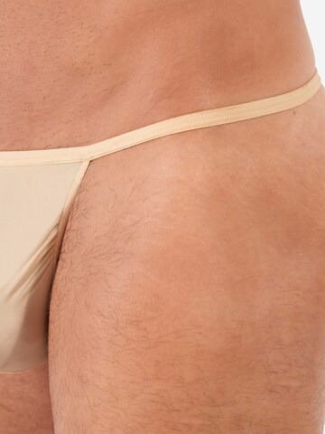 Slip ' Plumes ' HOM en beige