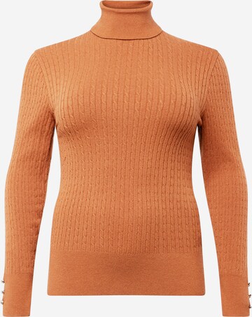 ONLY Carmakoma Pullover 'LORELAI' i orange: forside