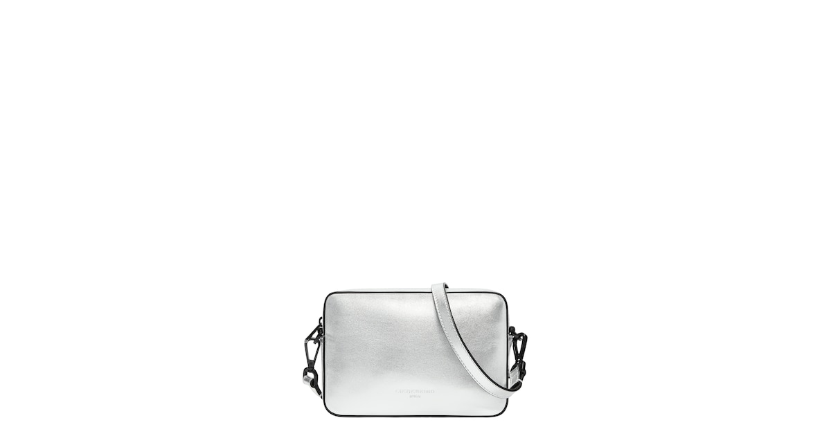 LIEBESKIND BERLIN Leren schoudertas Hilla Silver Camera Bag Silver zilverkleurig LIEBESKIND BERLIN Leren schoudertas Hilla Silver Camera Bag Silver zilverkleurig