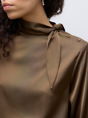 VERO MODA Blouse 'AWTelva' in Brown