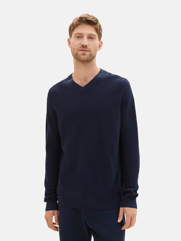 Pull-over TOM TAILOR en bleu : devant