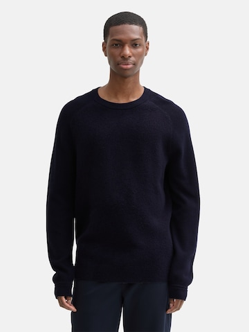 TOM TAILOR Sweater in Blue: front