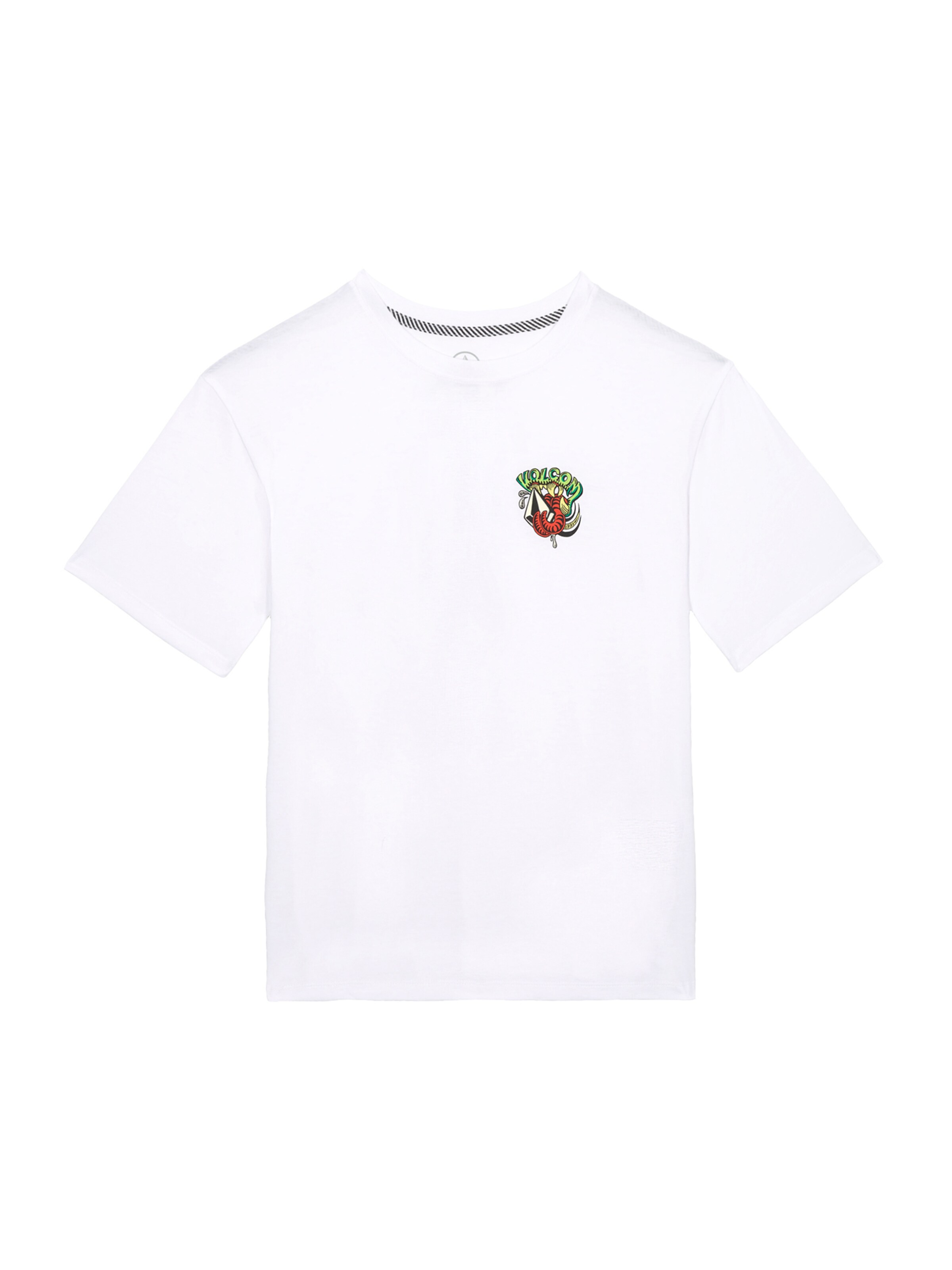 T-Shirt 'Snaky' Volcom en blanc : devant