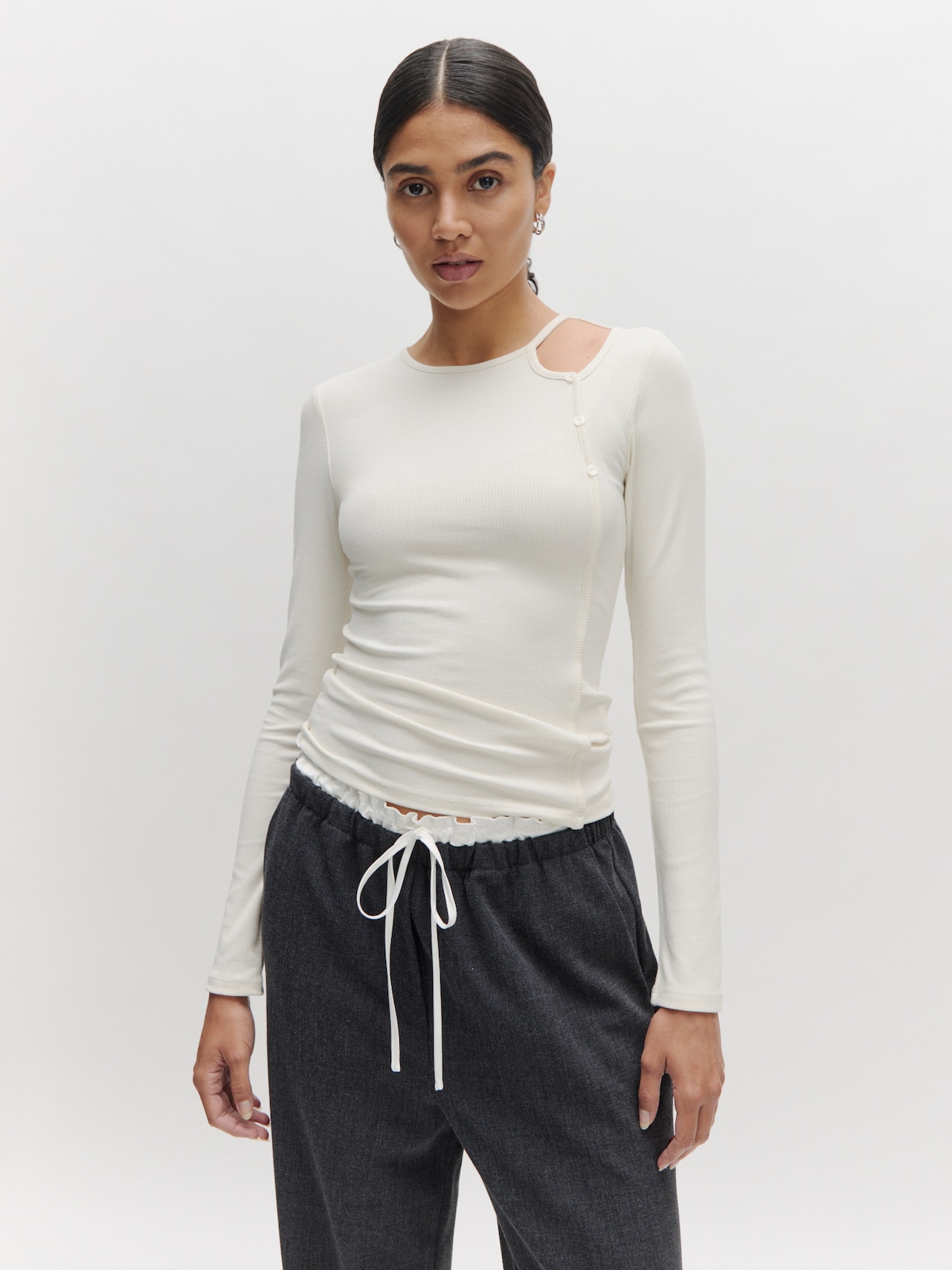 EDITED Produkte Shirt 'Felicitas' weiß