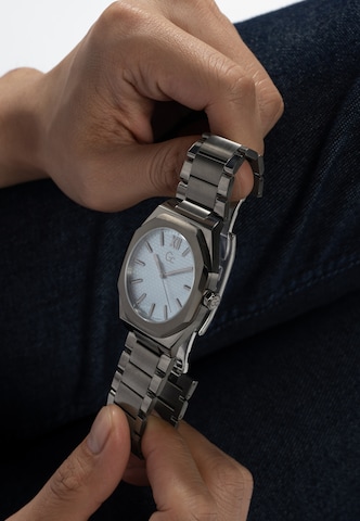 Gc Analoog horloge 'Coussin Sleek' in Zilver