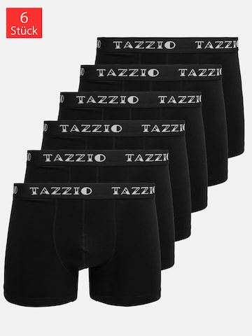 Tazzio Trunks 'BS1010' in Schwarz: Vorderseite