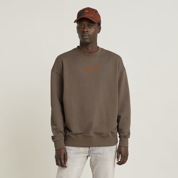 G-STAR Sweatshirt in Brown: front