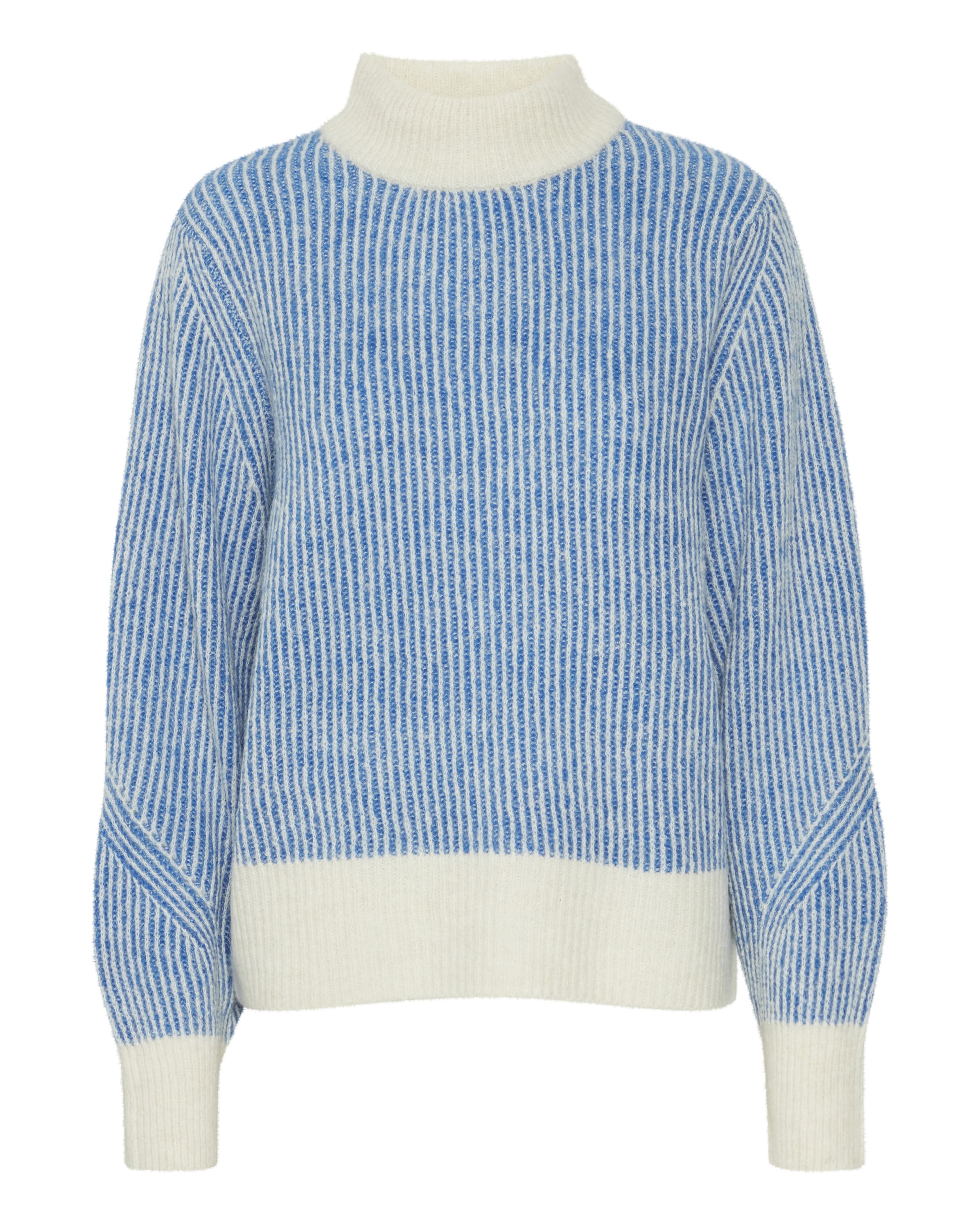 ICHI Pullover 'Kamara' in Blau: Vorderseite