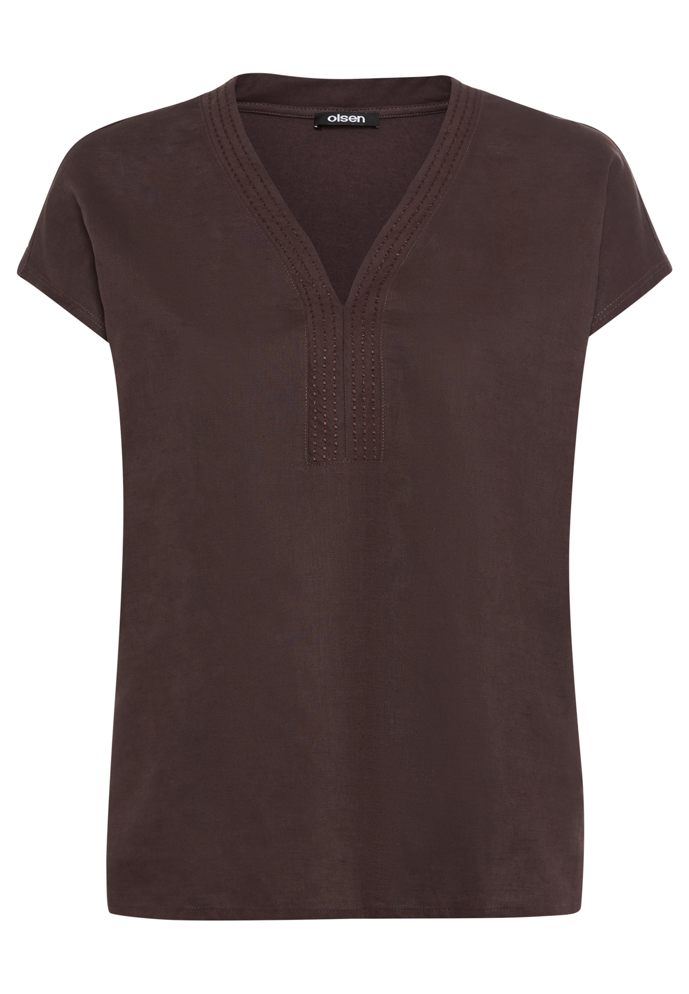 Olsen Shirt in Brown: front