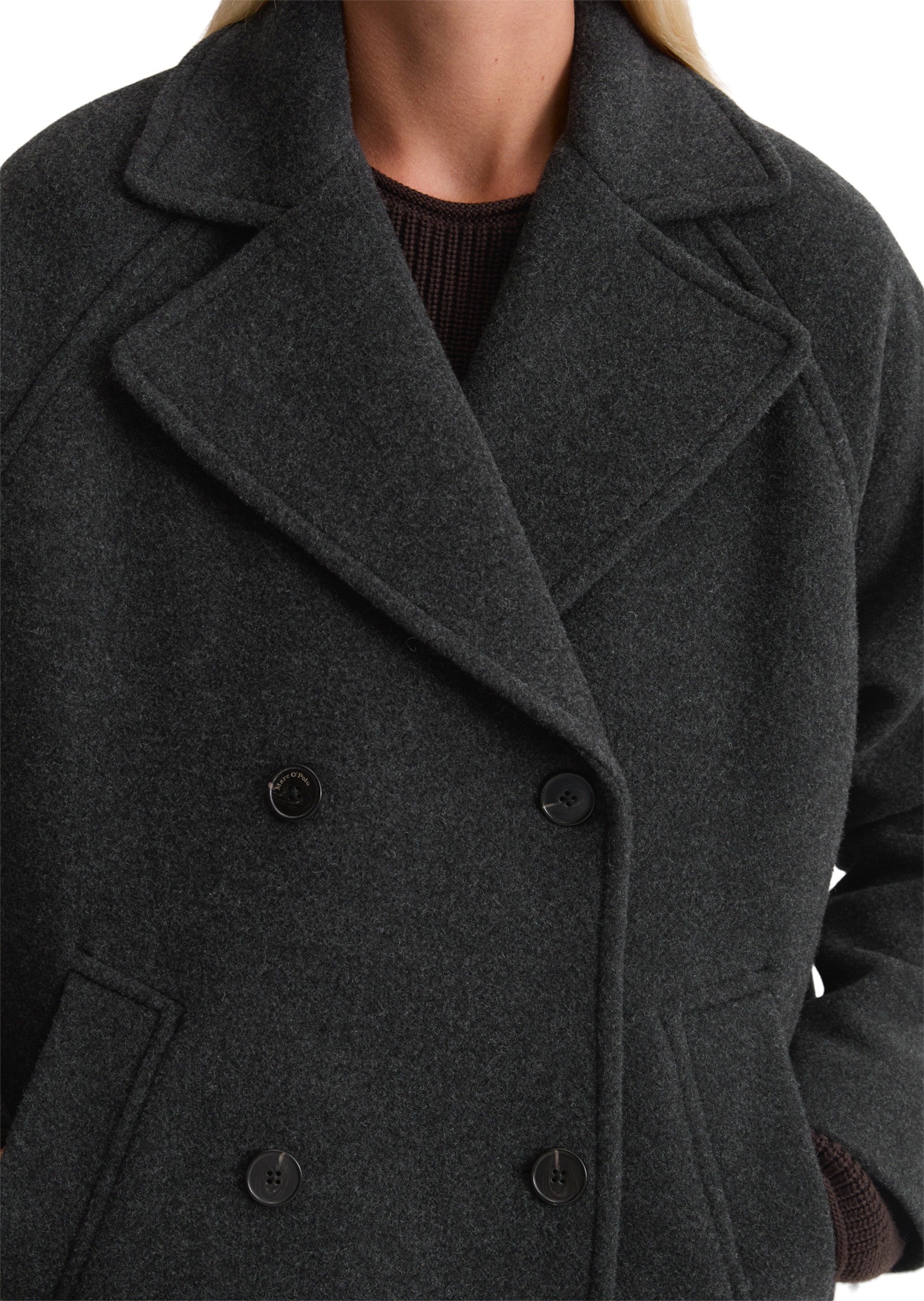 Marc O'Polo Tussenmantel in Grijs