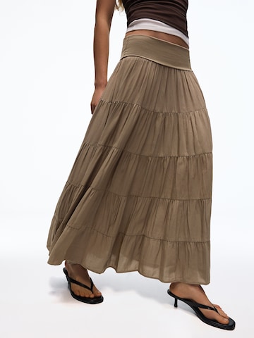 Bershka Sukňa - Béžová: predná strana