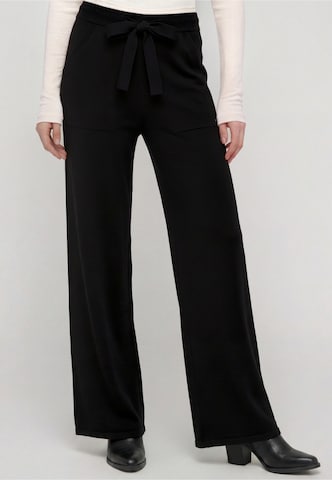 Wide leg Pantaloni di REPLAY in nero: frontale